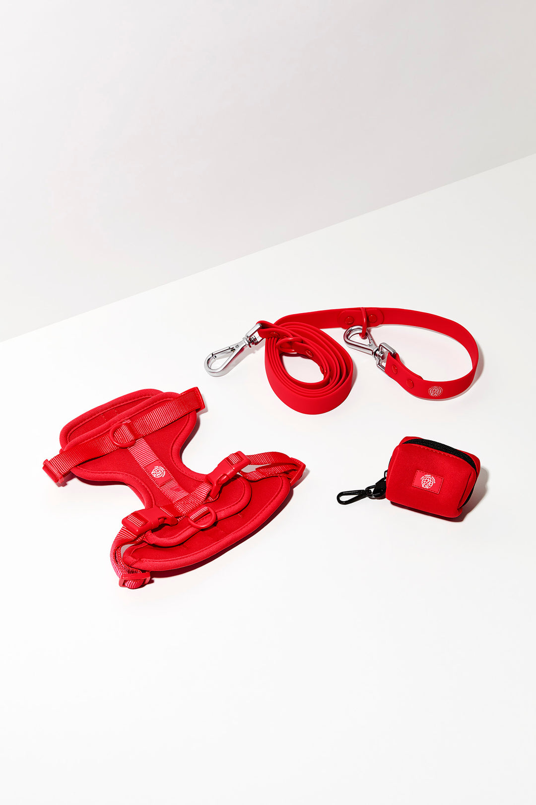 cherry red dog harness walk kit#color_cherry-red