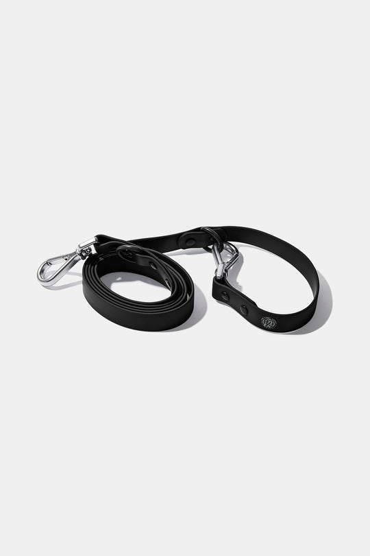 black dog leash#color_black