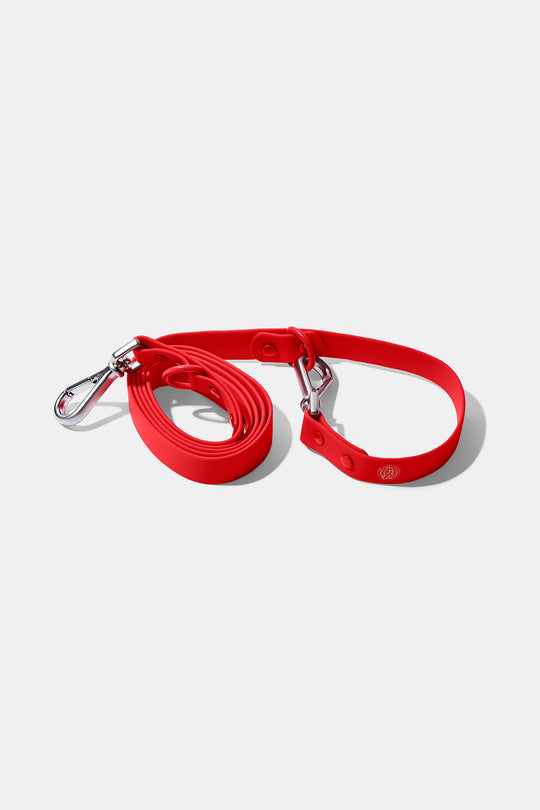 cherry red dog leash#color_cherry-red