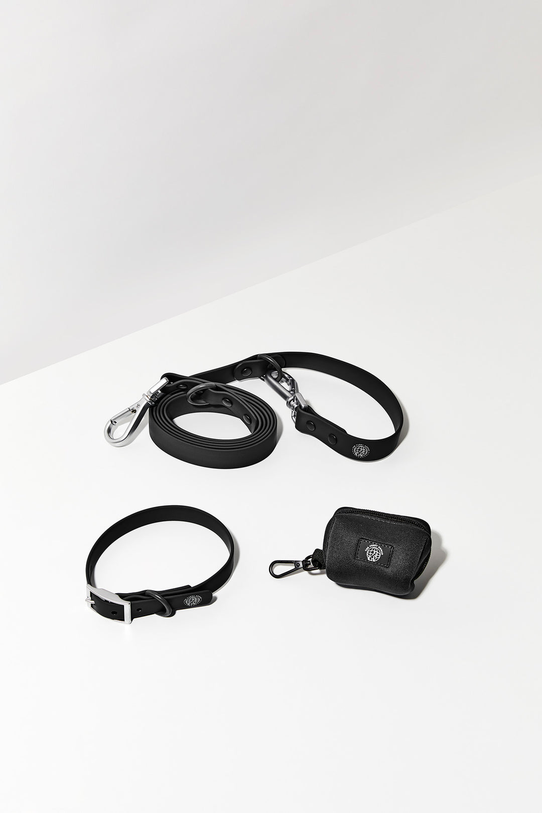 black dog collar walk kit#color_black