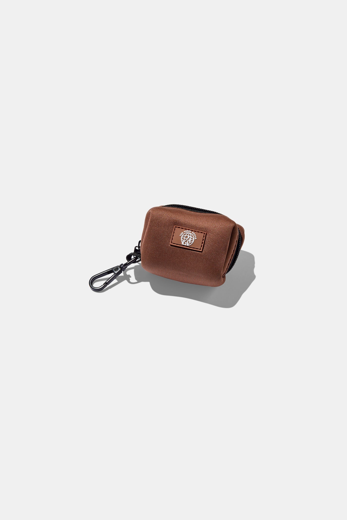chocolate brown poop bag holder#color_chocolate-brown