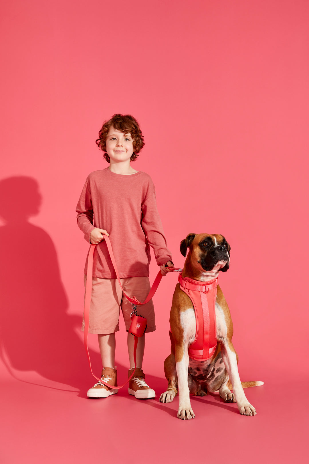 watermelon dog harness walk kit#color_watermelon